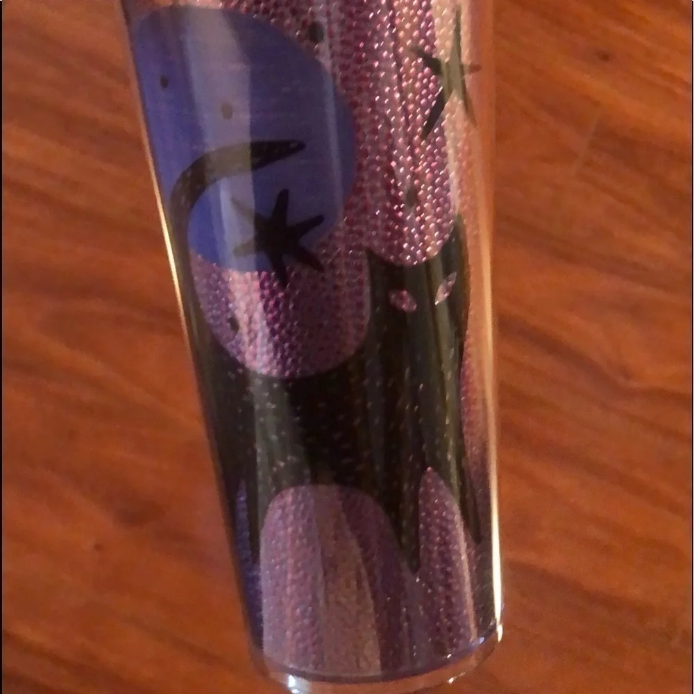 NWT Black Cat Purple Starbucks Tumbler